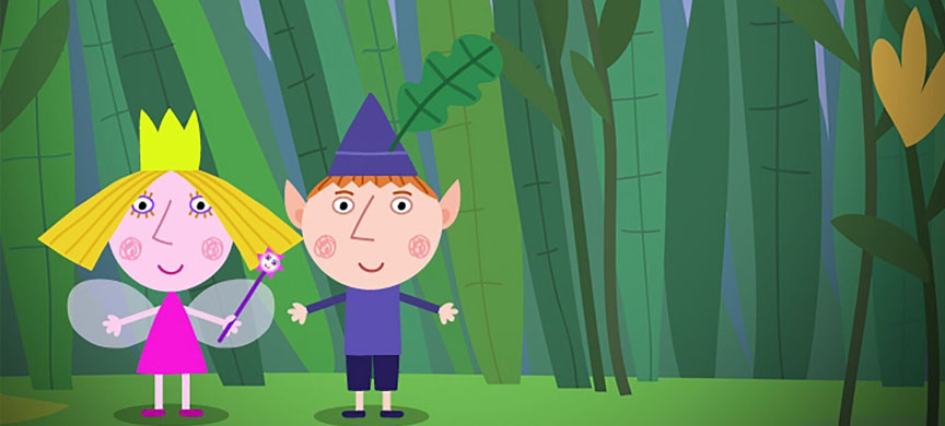 Characters Ben and Holly